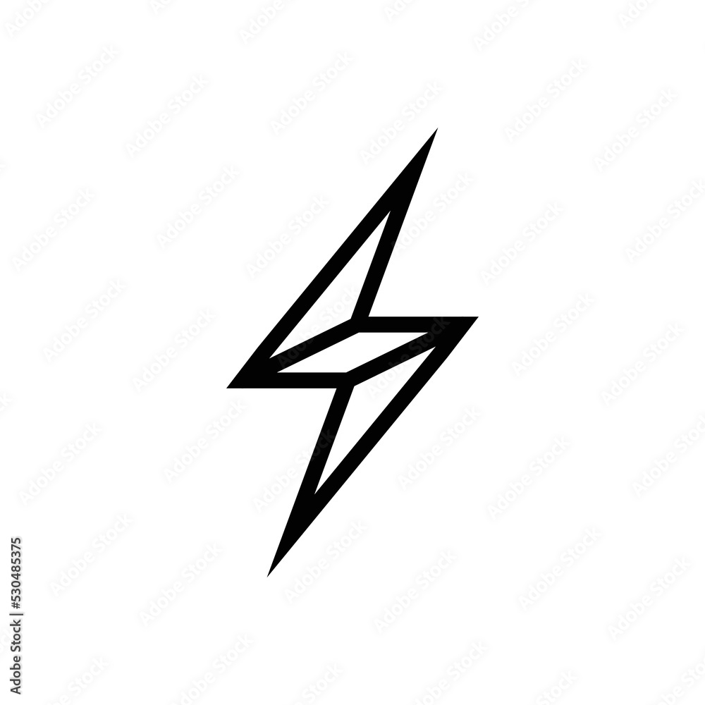 lightning thunder bolt icon vector design template lightning thunder bolt icon vector design template