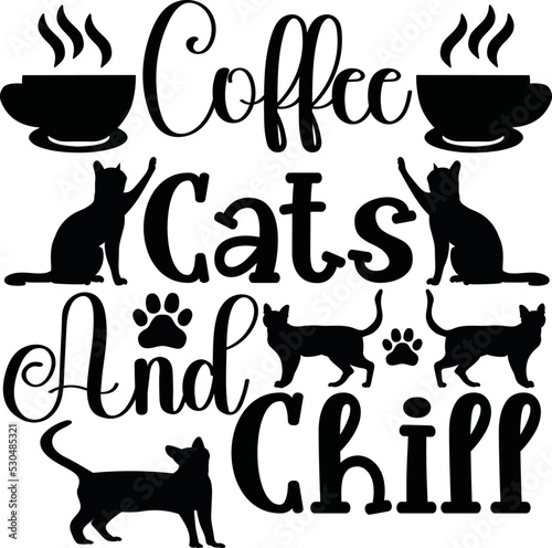 Cat svg design cut files