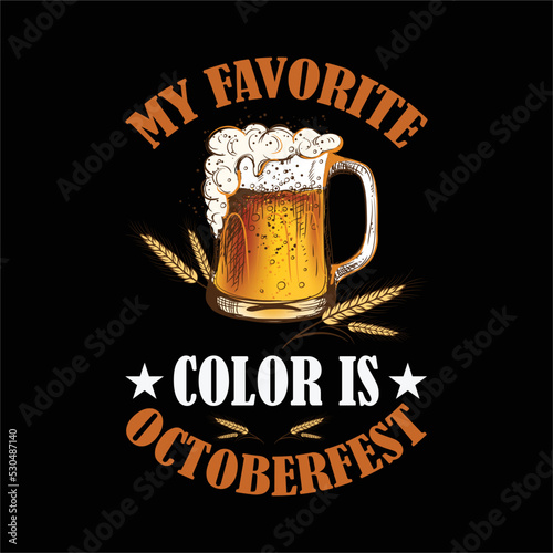 best happy octoberfest t shirt design vector beer