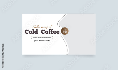 Coffee Web Banner Template