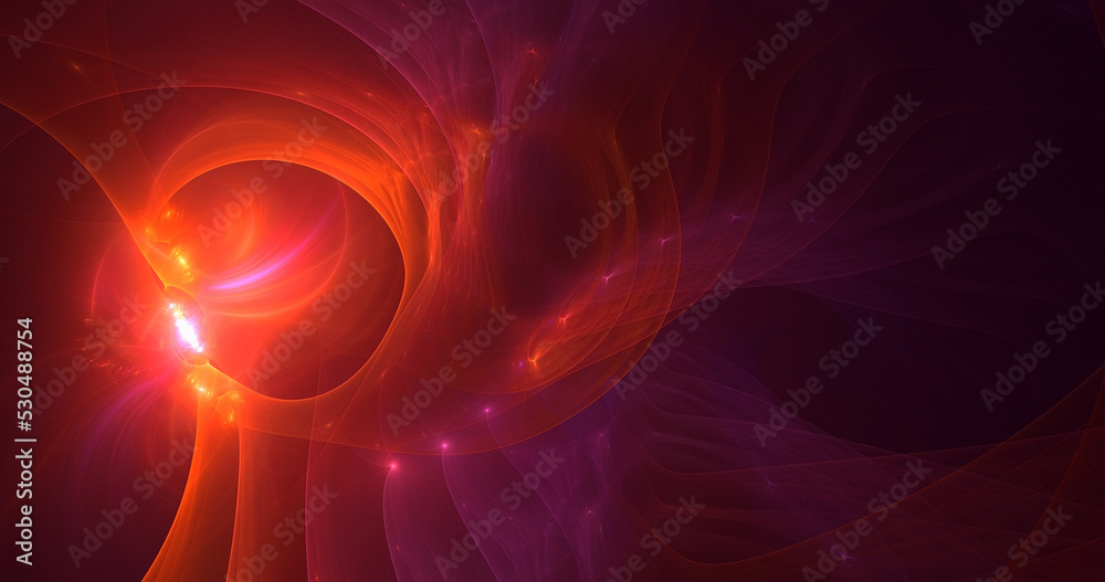 3D rendering abstract multicolor technology fractal light background 3D rendering abstract multicolor technology fractal light background