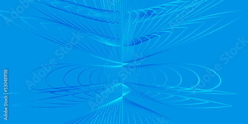 Abstract blue background with lines