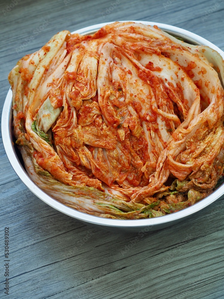 한국의 전통음식 배추김치 Stock Photo | Adobe Stock