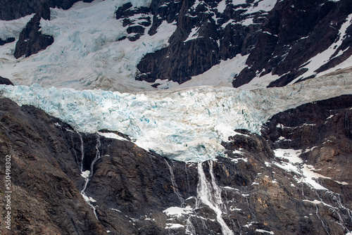 Glaciar Francés derritiendose Torres del Paine photo