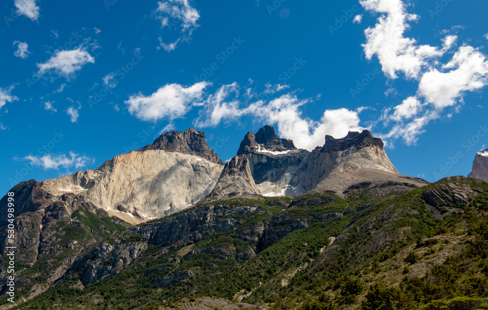 Los Cuernos Torres del Paine en Verano