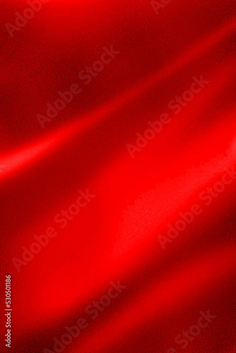 Red metallic radial gradient with scratches. Red foil surface texture effect. Premium foil gradient. Velvet Red Luxury chrome metal texture. Metallic red background foil paper for Christmas, New Year.