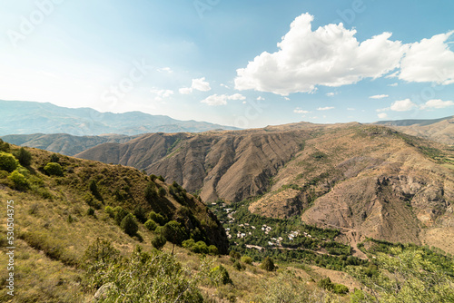 beautiful landscape from Smbataberd, in summer, photo