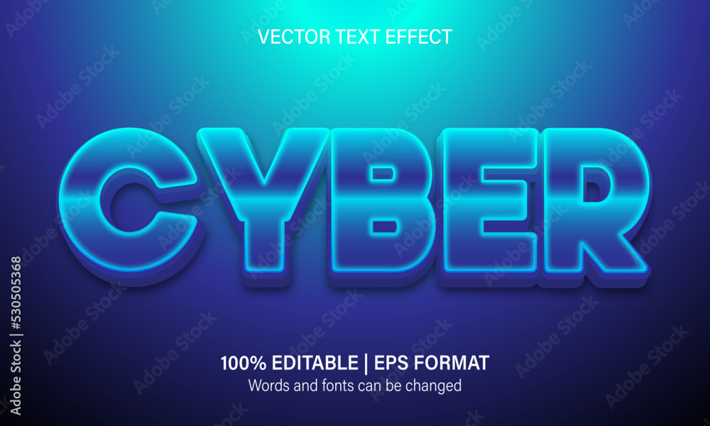 Cyber text effect
