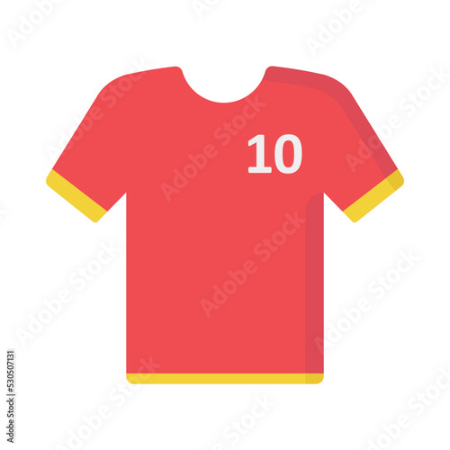 Sport Shirt Vector Icon which is suitable for commercial work and easily modify or edit it
