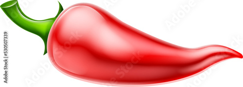 Red Chilli Pepper Illustration