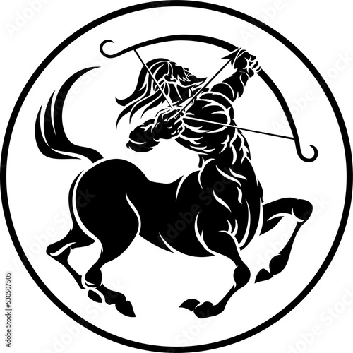 Sagittarius Centaur Zodiac Horoscope Sign photo