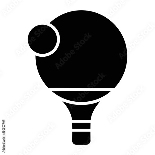 Table Tennis Vector Icon which is suitable for commercial work and easily modify or edit it
