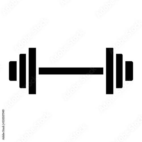  Dumbbell Vector Icon which is suitable for commercial work and easily modify or edit it

