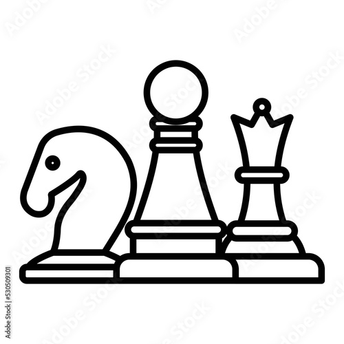 Chess pawn Vector Icon which is suitable for commercial work and easily modify or edit it
