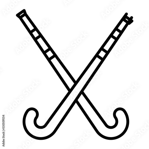 Hockey Vector Icon which is suitable for commercial work and easily modify or edit it
