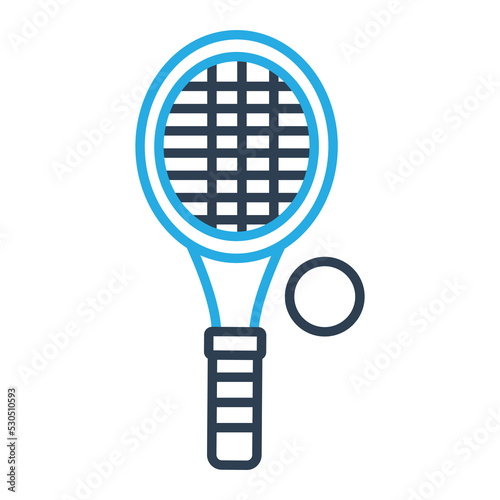 Tennis Vector Icon which is suitable for commercial work and easily modify or edit it
