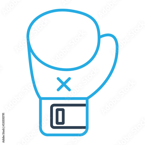 Boxing Gloves Vector Icon which is suitable for commercial work and easily modify or edit it
