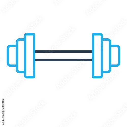  Dumbbell Vector Icon which is suitable for commercial work and easily modify or edit it
