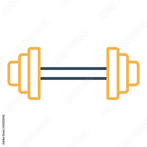  Dumbbell Vector Icon which is suitable for commercial work and easily modify or edit it

