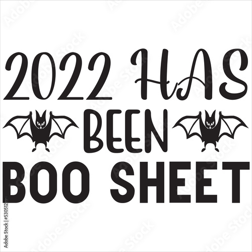 2022 Has been boo sheet