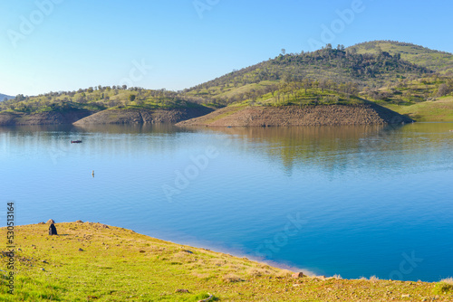 shot of this popular Don Pedro Reservoir in the Sierra Foothills - Tuolomne County  California - Image
