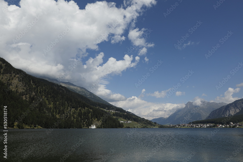 lake in the mountains