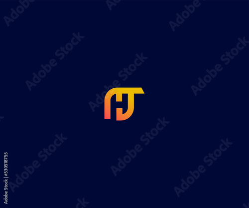HT, TH initial logo monogram designs modern vector templates