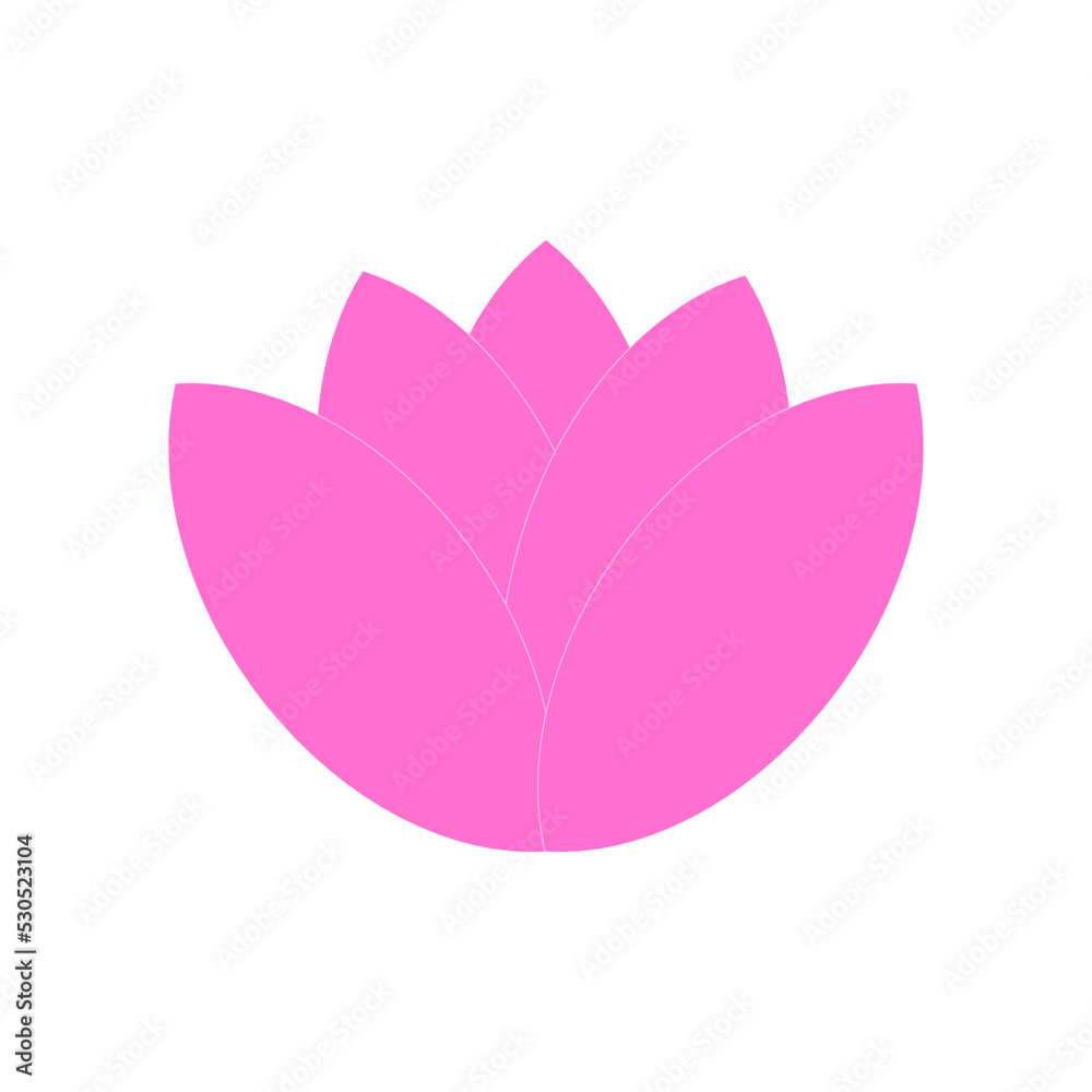 lotus icon ilustration vector lotus icon ilustration vector