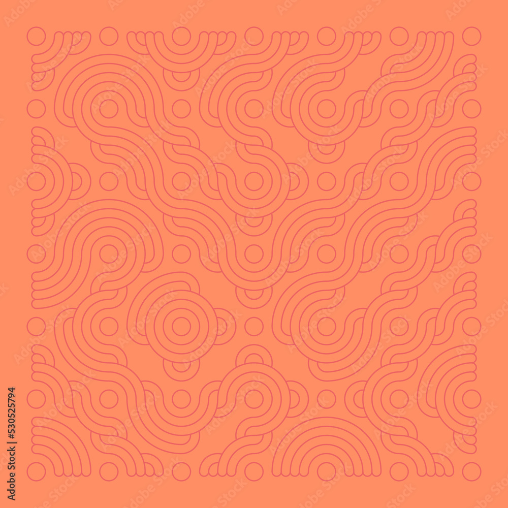 Color truchet tiling connections illustration Color truchet tiling connections illustration