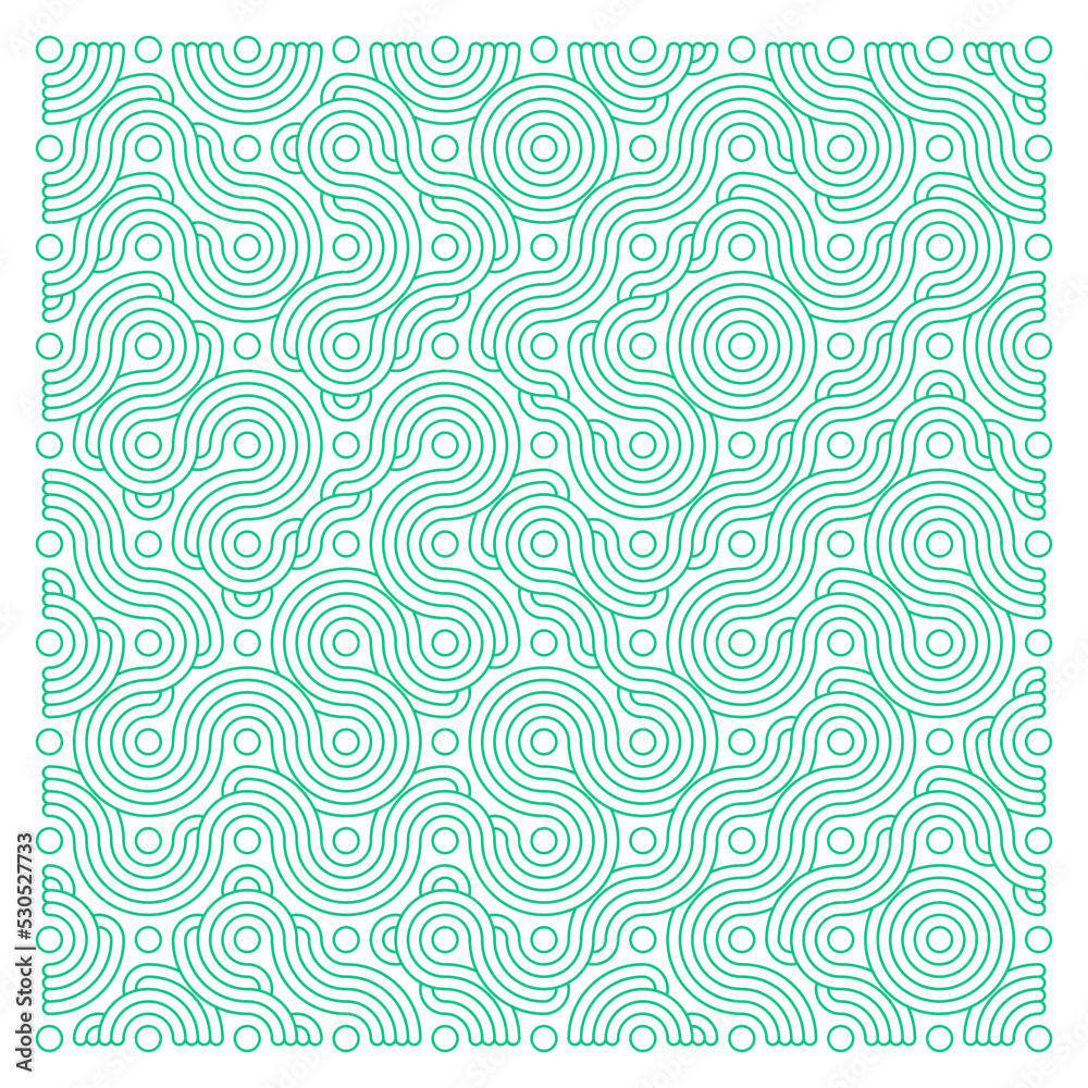 Color truchet tiling connections illustration Color truchet tiling connections illustration