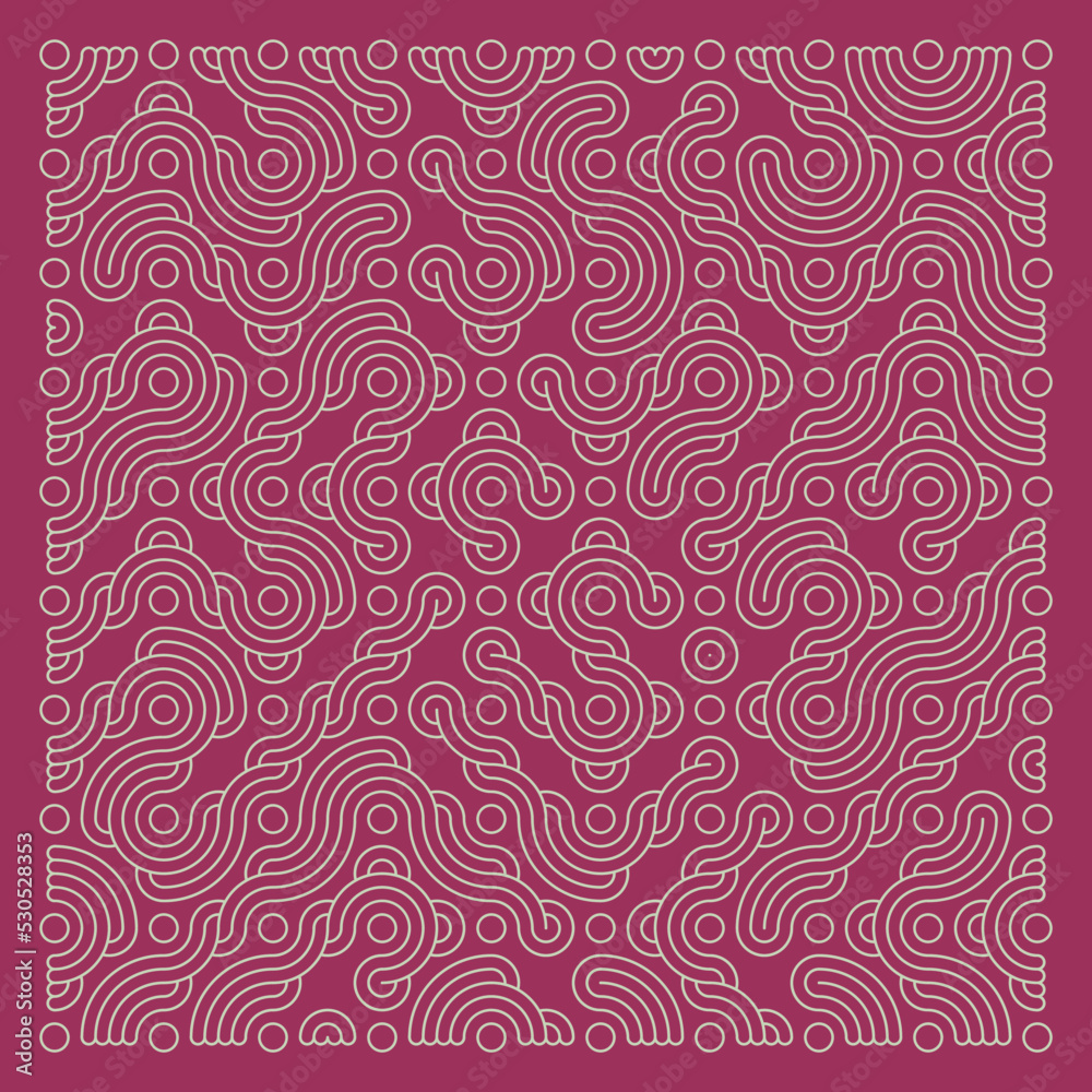 Color truchet tiling connections illustration Color truchet tiling connections illustration