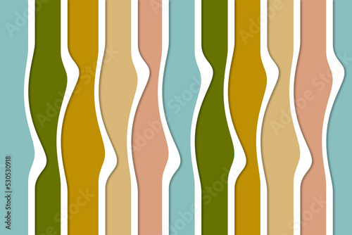 Wallpaper Mural Colorful Papercut Background Concept Design Torontodigital.ca