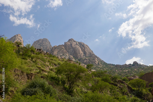 Views of the Jabal Shada Mountain Reserve in the Al Baha region of Saudi Arabia