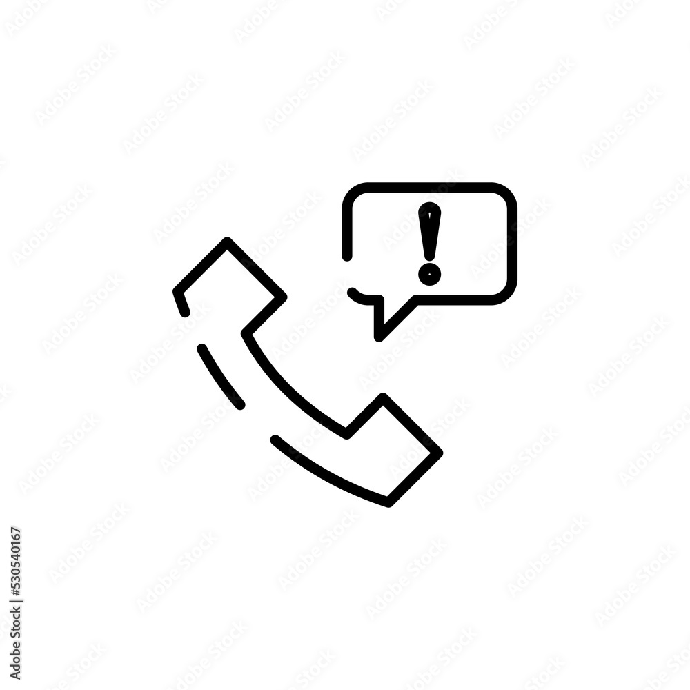Call, Centre, Telephone Dotted Line Icon Vector Illustration Logo Template. Suitable For Many Purposes. Call, Centre, Telephone Dotted Line Icon Vector Illustration Logo Template. Suitable For Many Purposes.