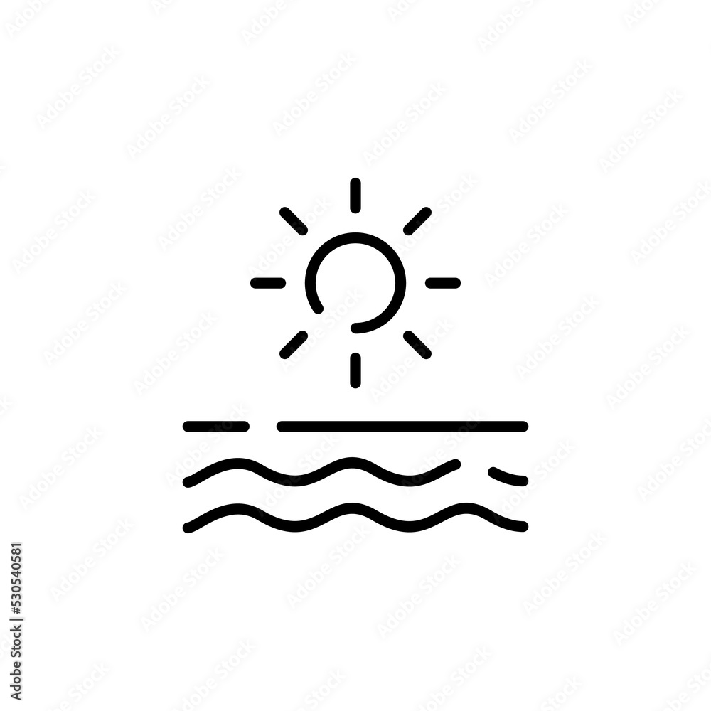 Sunrise, Sunset, Sun Dotted Line Icon Vector Illustration Logo Template. Suitable For Many Purposes. Sunrise, Sunset, Sun Dotted Line Icon Vector Illustration Logo Template. Suitable For Many Purposes.