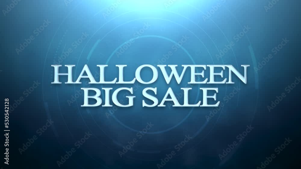 Halloween Big Sale with light effect on dark space, motion holidays, horror and Halloween style background Halloween Big Sale with light effect on dark space, motion holidays, horror and Halloween style background