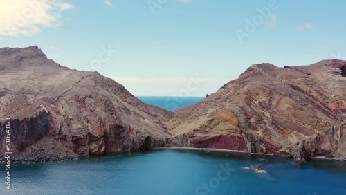 Aerial view of the eatsern part of Madeira, Ponta de São Lourenço photo