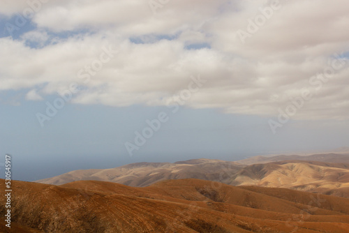 Landscape of the Canary Islands. Fuerteventura  Spain