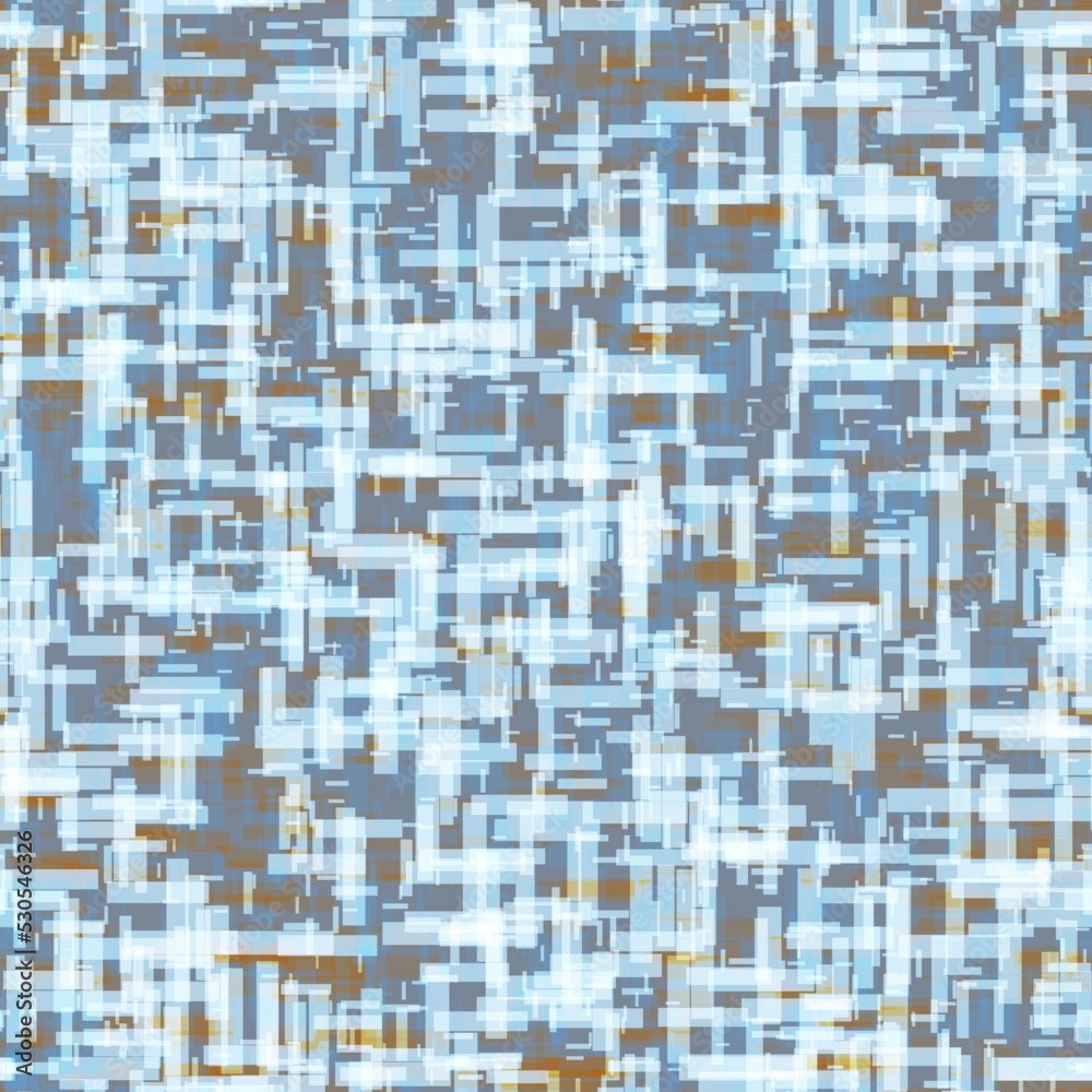 Fototapeta premium Vivid noise texture vector modern background design. Digital random pixel chaotic seamless pattern.