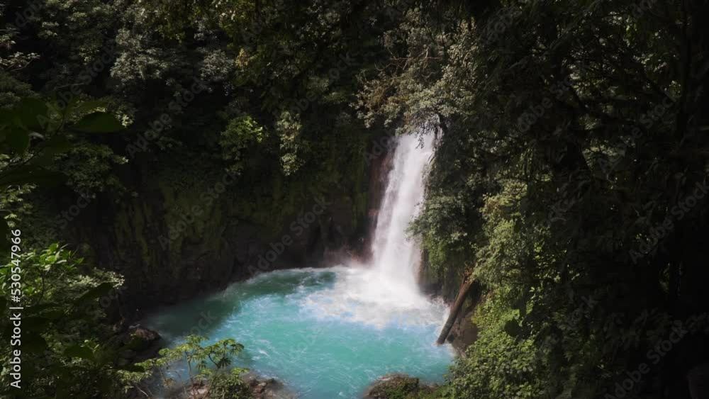 rio celeste Costa Rica scenic waterfall in remote isolated rainforest natural spot travel holiday destination rio celeste Costa Rica scenic waterfall in remote isolated rainforest natural spot travel holiday destination