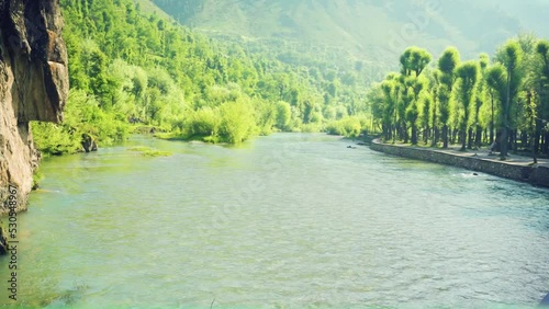 Pahalgam is a hill station 2740m above sea level. It is also known as Valley of the Shepherds where Lidder River flows through the picturesque valley. photo