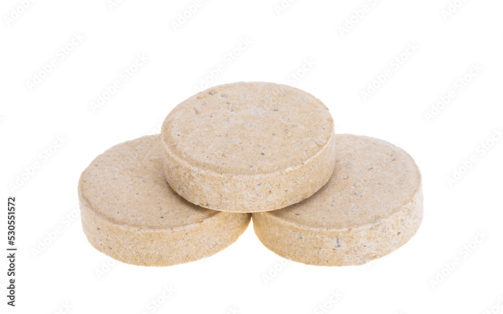 Pills round isolated Pills round isolated