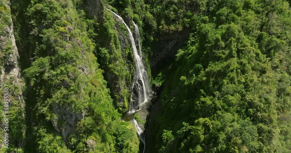 Waterfall at Cañón San Cristóbal Mountains Puerto Rico river on a Sunny day 5 Waterfall at Cañón San Cristóbal Mountains Puerto Rico river on a Sunny day 5