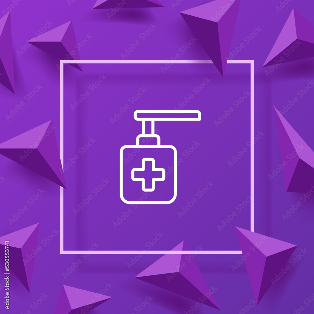 Liquid dispenser. Liquid, water pipes, virus, hand washing, plumbing, foam, refill, soap, sanitizer. Health care concept. Vector line icon for Business and Advertising Liquid dispenser. Liquid, water pipes, virus, hand washing, plumbing, foam, refill, soap, sanitizer. Health care concept. Vector line icon for Business and Advertising