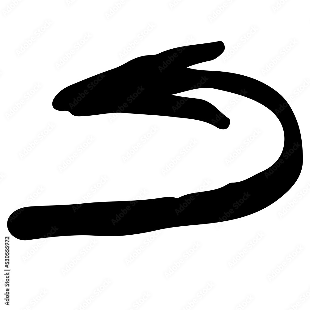 Brush stroke grunge arrow. Brush stroke grunge arrow.