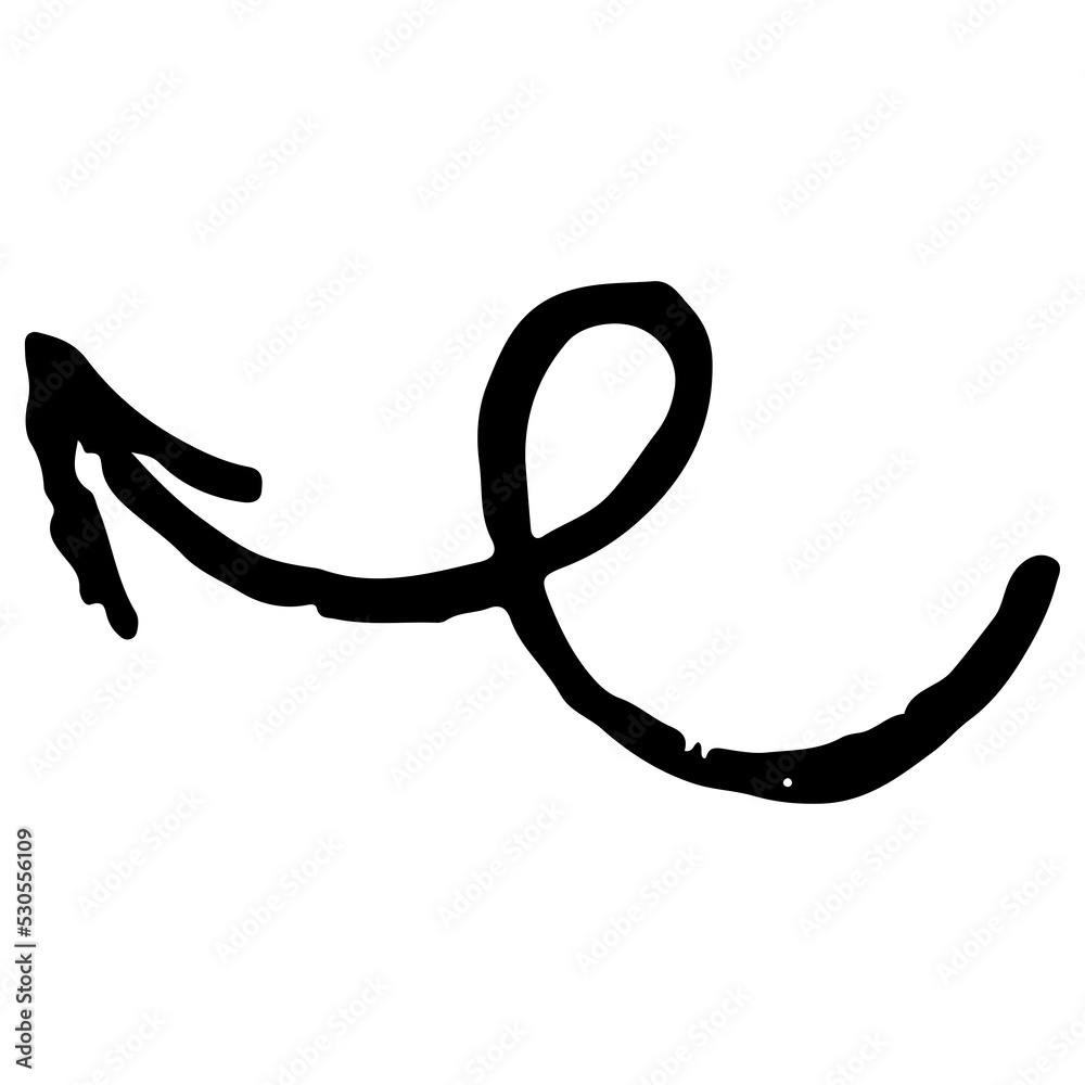 Brush stroke grunge arrow. Brush stroke grunge arrow.