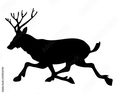 Running Deer Christmas Element © Konovalov Pavel