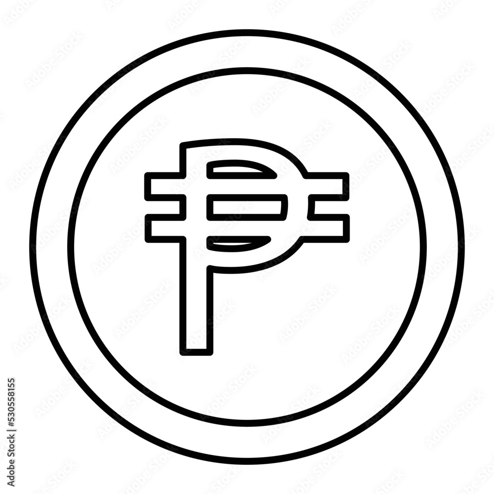 Philippines Peso Currency Icon Philippines Peso Currency Icon