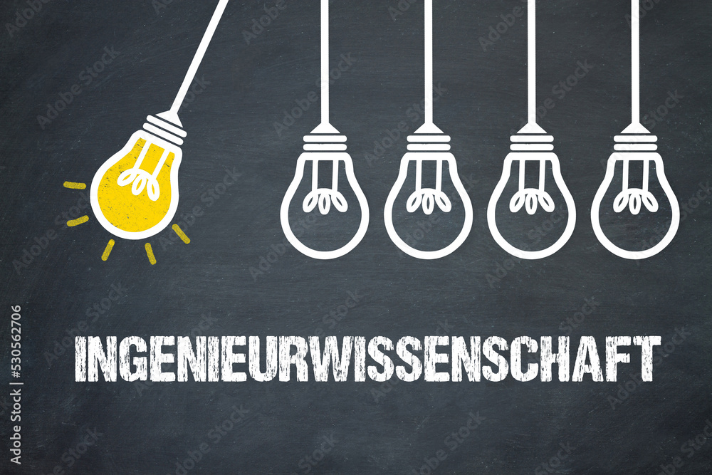 Fototapeta premium Ingenieurwissenschaft