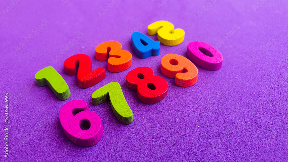 Naklejka premium numbers